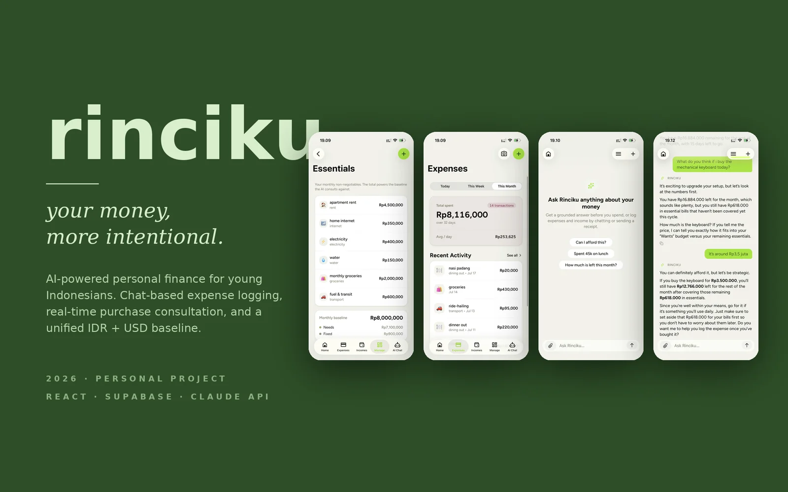 Rinciku interface